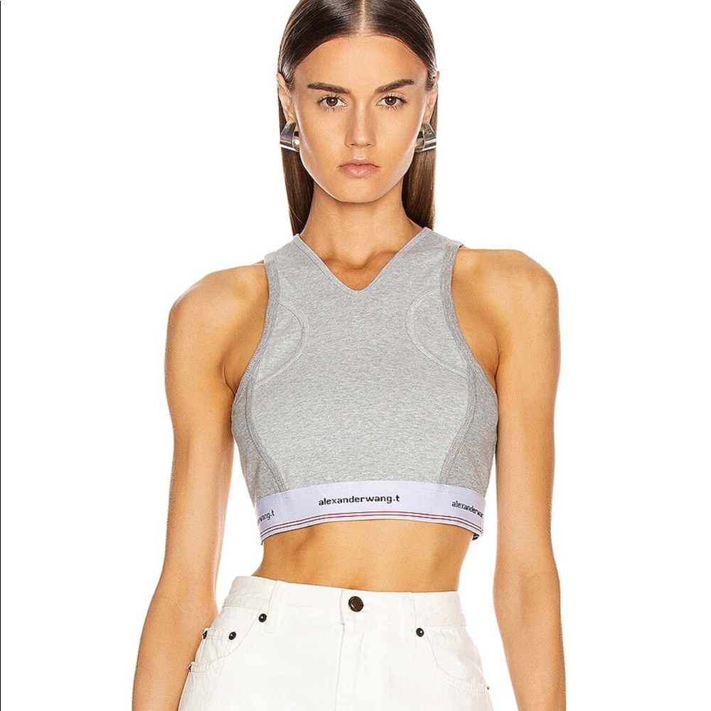 T BY ALEXANDER WANG
Wash and Go Compact Rib Top